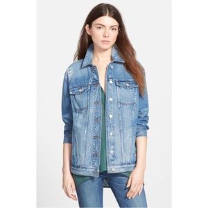 Madewell Oversized Jean Jacket in Jesse Wash (XXS)